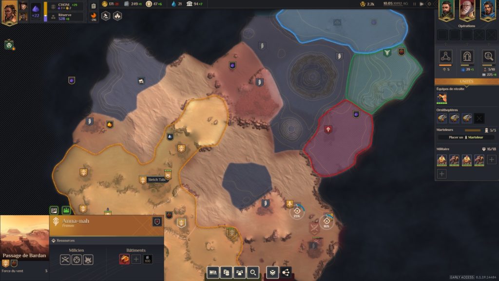 Dune world map